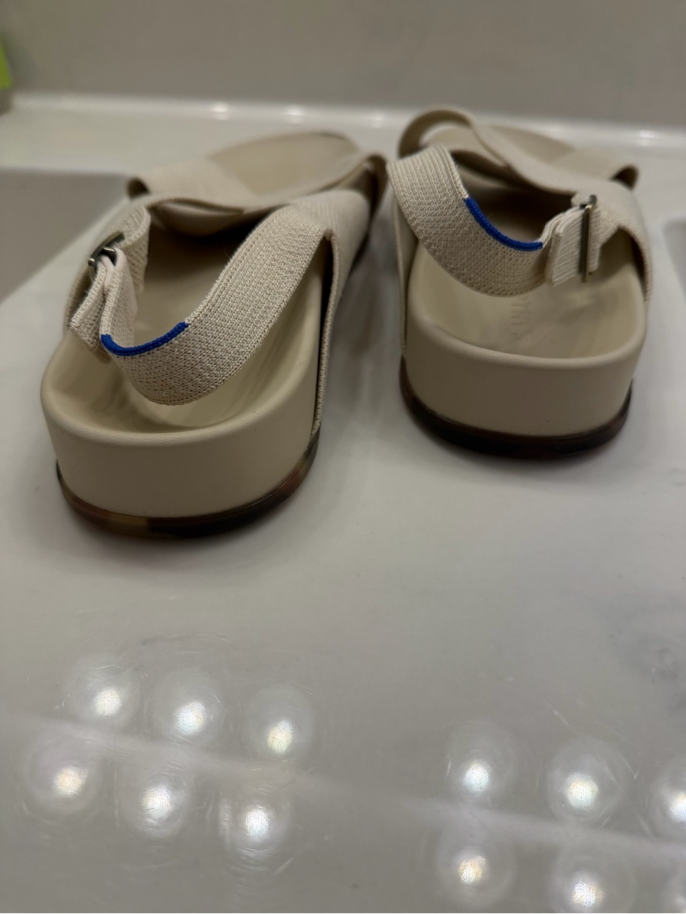 Rothy’s the weekend sandal coconut size 10.5 - Picture 7 of 10